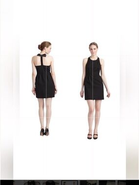 Kate Spade Billie T-back All Wrapped Up Black  Dress Size 6 NWT